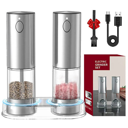 Rechargeable Electric Pepper Grinder – Adjustable Spice Mill SmartPursue™