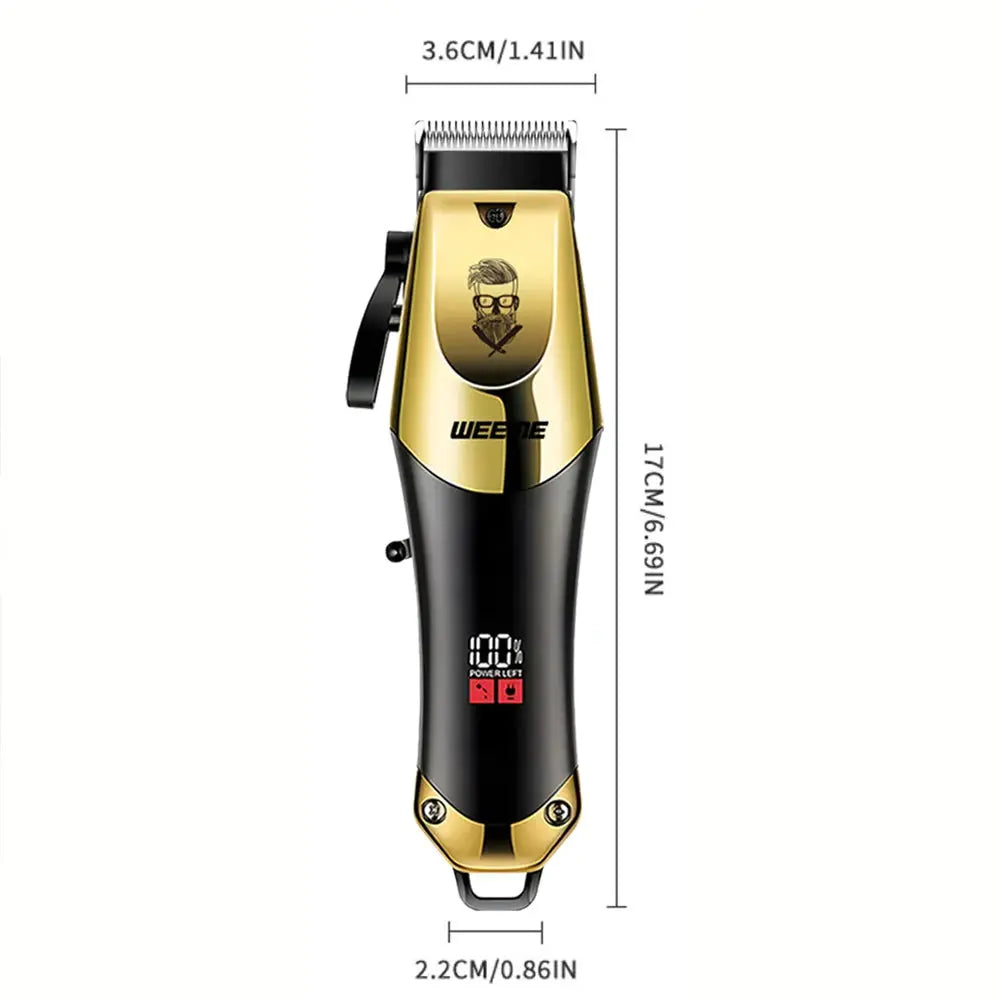 T9 Vintage Men's Electric Hair Clipper Beard Trimmer/Rechargeable Hair Cutting Machine With Nose Hair Trimmer Kit Boyfriend Gift NovaCart