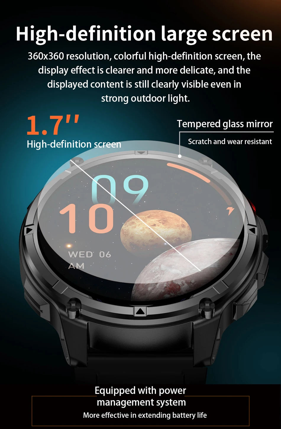 2026 New T-Rex3 Pro 1100mAh Battery Smart Watch GPS path 5ATM Waterproof Sports Run tracker Outdoors Compass Military Smartwatch NovaCart