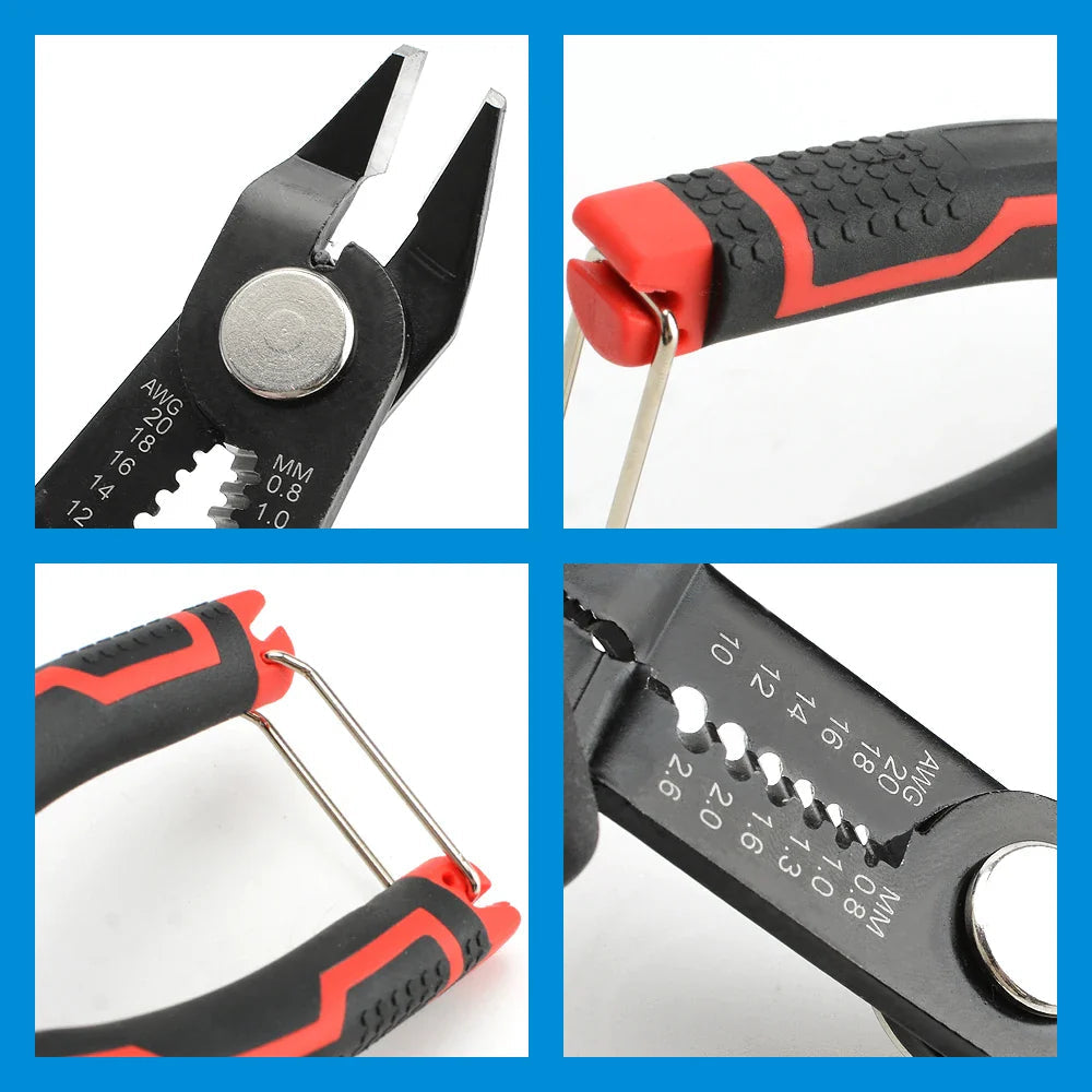 Automatic Stripping Cutter Wire Stripper Pliers Cable Wire Crimping Electrician Repair Tools Wire Stripper Tool hand tools Pi-Mart