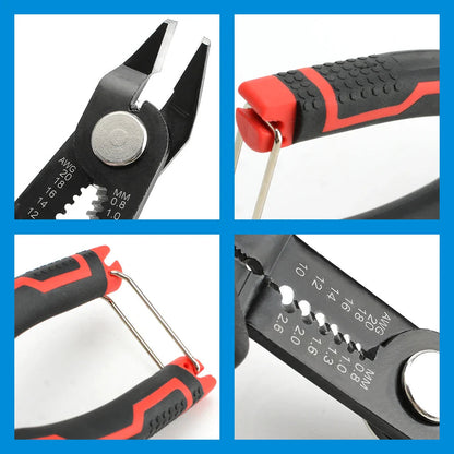 Automatic Stripping Cutter Wire Stripper Pliers Cable Wire Crimping Electrician Repair Tools Wire Stripper Tool hand tools Pi-Mart