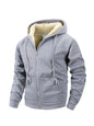 Winter Men's Zipper Jacket Fleece Warm Windproof Hoodies Heavyweight Cardigan Casual Sports Long Sleeve Sweatshirts Hooded Coat NovaCart