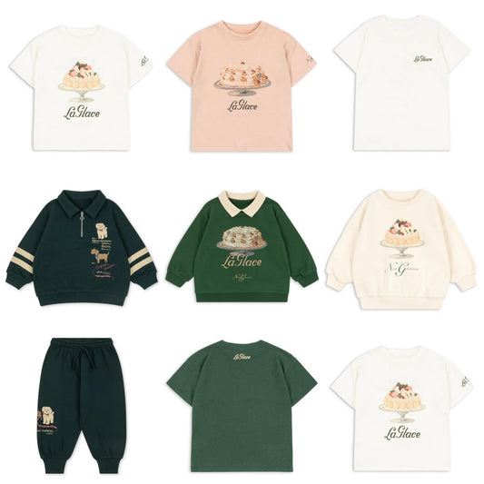 Hoodies Mother Kids 2025 New Autumn Winter Baby Boys Girls Cartoon T Shirts Hooded Sweatshirts Pants Korean Children's Clothings NovaCart