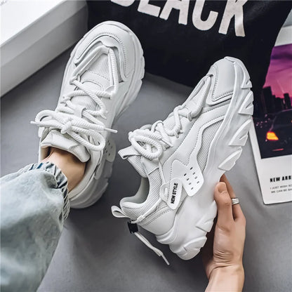Men's Shoe Breathable Thick Soled Casual Sneakers Outdoor Running Four Seasons New Tennis Men Soft Soles Comfort Male Sneakers NovaCart