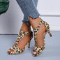 Leather High Heels Shoes FitiqueFit
