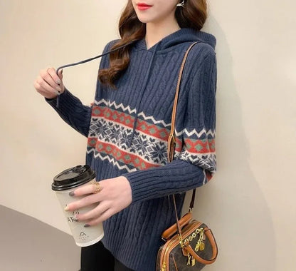 Hoodies Sweatshirt For Women Baggy Sweater Long Sleeve Korean Fashion High Quality Coat Emo Loose Ethnic Style Woman Hooded Tops NovaCart