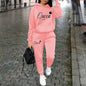 Women’s “Queen” Graphic 2-Piece Hoodie & Pants Tracksuit Set FitiqueFit