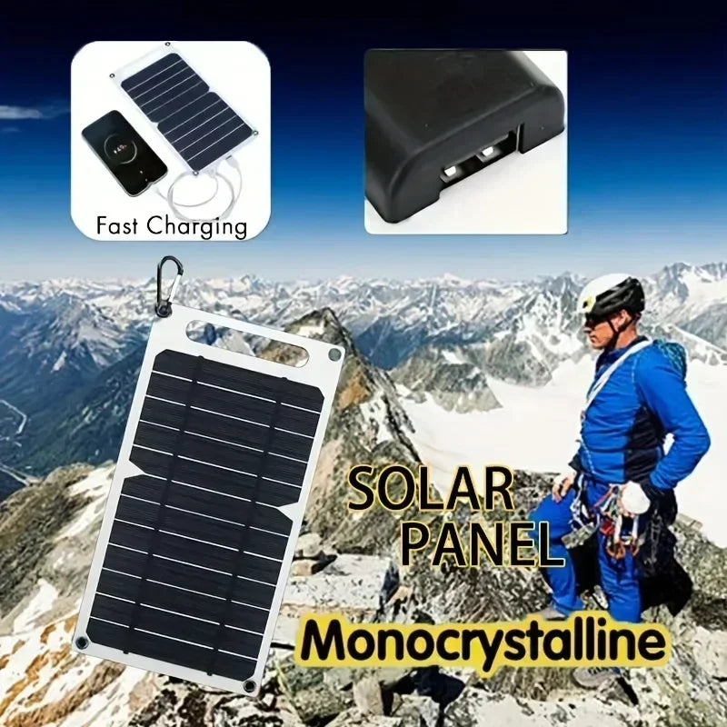 (U.S Stock) 35W Portable Foldable Solar Charger Panel Dual USB Ports Fast Charging  Power Bank iPhone Camping Outdoor Travel Pi-Mart