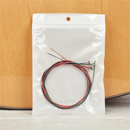 Miwayer  Acoustic Guitar Strings - High Carbon Steel Core, Rust-Resistant & Long-Lasting, Bright & Balanced Tone Pi-Mart