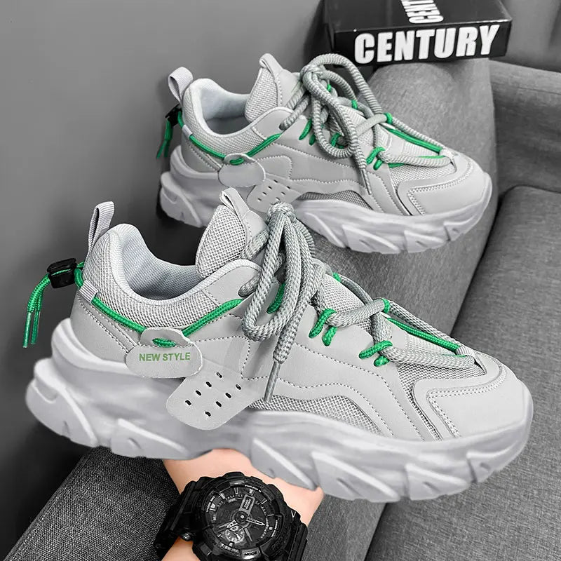 Men's Shoe Breathable Thick Soled Casual Sneakers Outdoor Running Four Seasons New Tennis Men Soft Soles Comfort Male Sneakers NovaCart