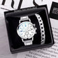 1/2PCS Men Business Watches Fashion Men's Steel Band Quartz Watch with Bracelet（Box not Included） NovaCart