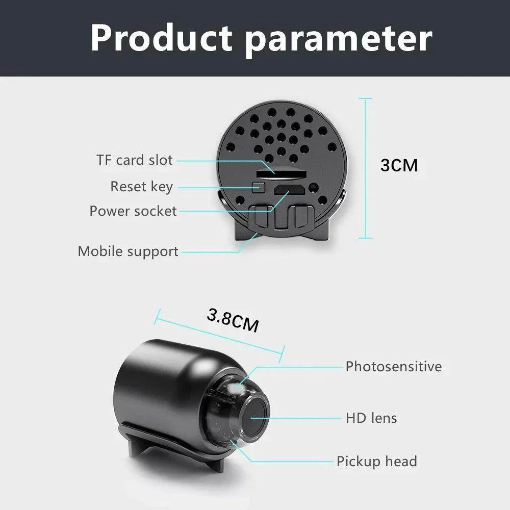 Mini Camera WiFi Night Vision Audio Video Recorder Spy Cam SmartPursue™