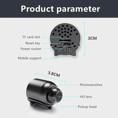 Mini Camera WiFi Night Vision Audio Video Recorder Spy Cam SmartPursue™