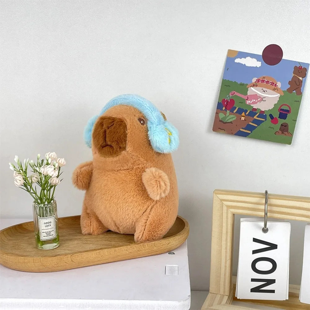 Cute Capybara Plush Toy Hoodie with Wings Simulation Doll Small Size Stuffed Animals Anime Fluffty Toy Birthday Party NovaCart
