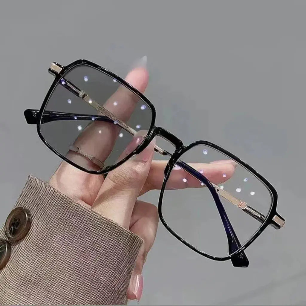 Photochromic Anti Radiation Glasses Metal Eyeglass For Woman Men NovaCart