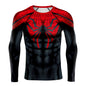 Fashion Comics Spider Cosplay 3D Printed Men's Long Sleeve T-shirt Superhero Tee Casual Loose Fitness Sports Tops Street Clothes NovaCart