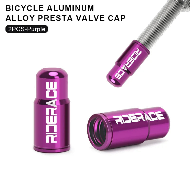 2/4/10Pcs Bicycle Tire Valve Cap Dustproof Lightweight Aluminum Alloy MTB Road Bike Tube Tyre Gas Nozzle Cover For FV Presta Pi-Mart