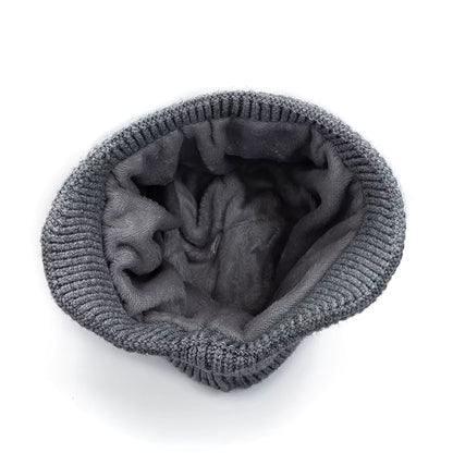 Fleece-Lined Earflap Cap – Warm Winter Outdoor Beanie FitiqueFit