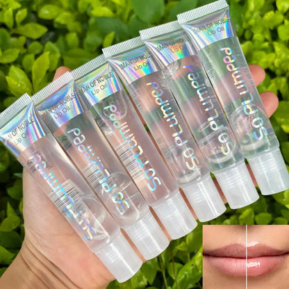 6Pcs Fruity Flavor Watery Glossy Lip Gloss Set Clear Lip Gel Hydrating Moisturizing Lip Gloss Women Lips Makeup Wholesale NovaCart