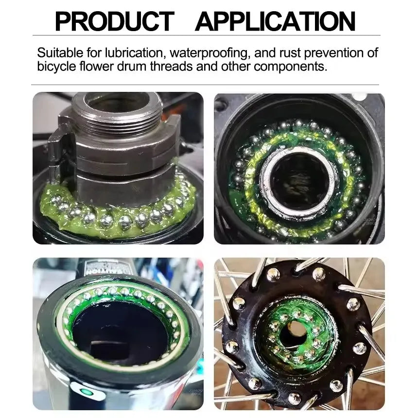 50g Bicycle Lubricating Oil Effect Bearing Grease Hub Lubricants Lipid Elements for Mountain Road Bikes Pi-Mart