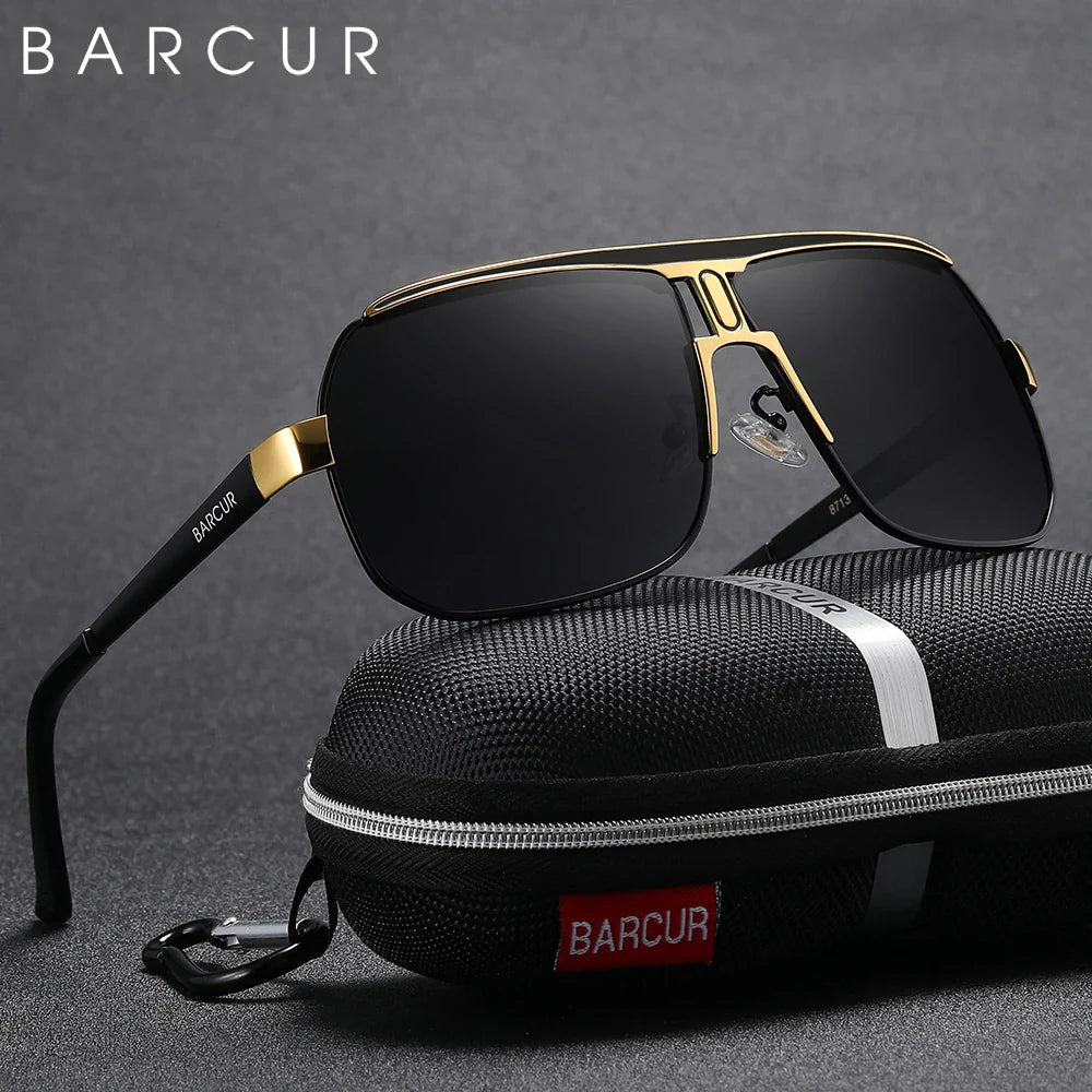 BARCUR Polarized Sports Sunglasses for Men Fashionable Fishing Driving Hiking and Outdoor Eyewear UV400 Protection Gradient Lenses Stevvex