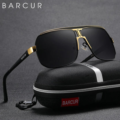 BARCUR Polarized Sports Sunglasses for Men Fashionable Fishing Driving Hiking and Outdoor Eyewear UV400 Protection Gradient Lenses Stevvex