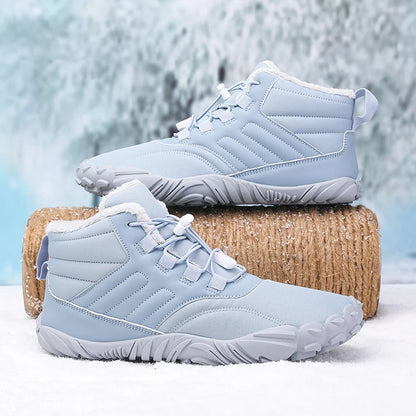 Snow Boots Men Winter Shoes Barefoot Ankle Boots 36-46 Couple Snow Shoes Outdoor Hiking Shoes Fur Warm Plush Boots NovaCart