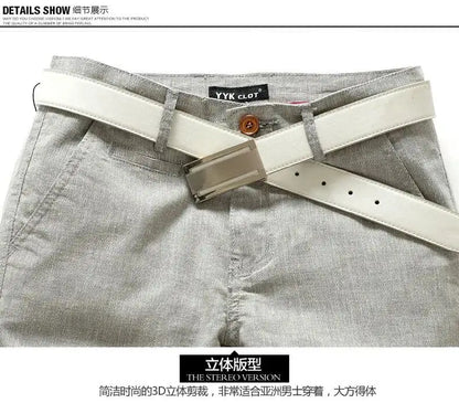 high quality linen pants man summer Cotton Linen Casual Pants For Men Business Man Cargo Pants Mens Trousers MAN JEAN Big size NovaCart