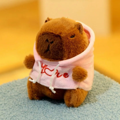 Cute Capybara Plush Toy Hoodie with Wings Simulation Doll Small Size Stuffed Animals Anime Fluffty Toy Birthday Party NovaCart