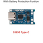 2/5PCS 5V 1A Micro/Type-c/Mini 18650 TP4056 Lithium Battery Charger Module Charging Board With Protection Dual Functions Li-ion Pi-Mart