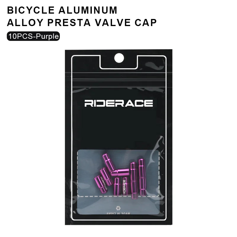 2/4/10Pcs Bicycle Tire Valve Cap Dustproof Lightweight Aluminum Alloy MTB Road Bike Tube Tyre Gas Nozzle Cover For FV Presta Pi-Mart