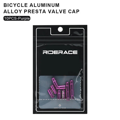 2/4/10Pcs Bicycle Tire Valve Cap Dustproof Lightweight Aluminum Alloy MTB Road Bike Tube Tyre Gas Nozzle Cover For FV Presta Pi-Mart