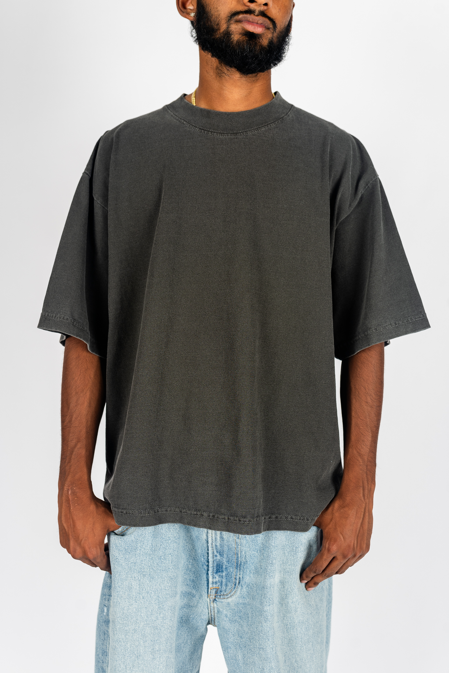 Garment Dye Drop Shoulder Shirt Superline