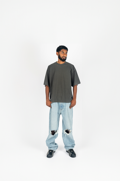 Garment Dye Drop Shoulder Shirt Superline