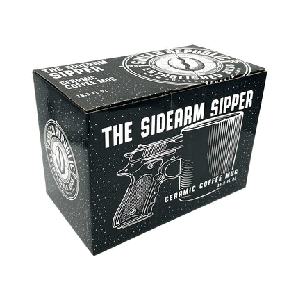 I Like my Coffee Like my Rifles Black Sidearm Sipper Shield Republic