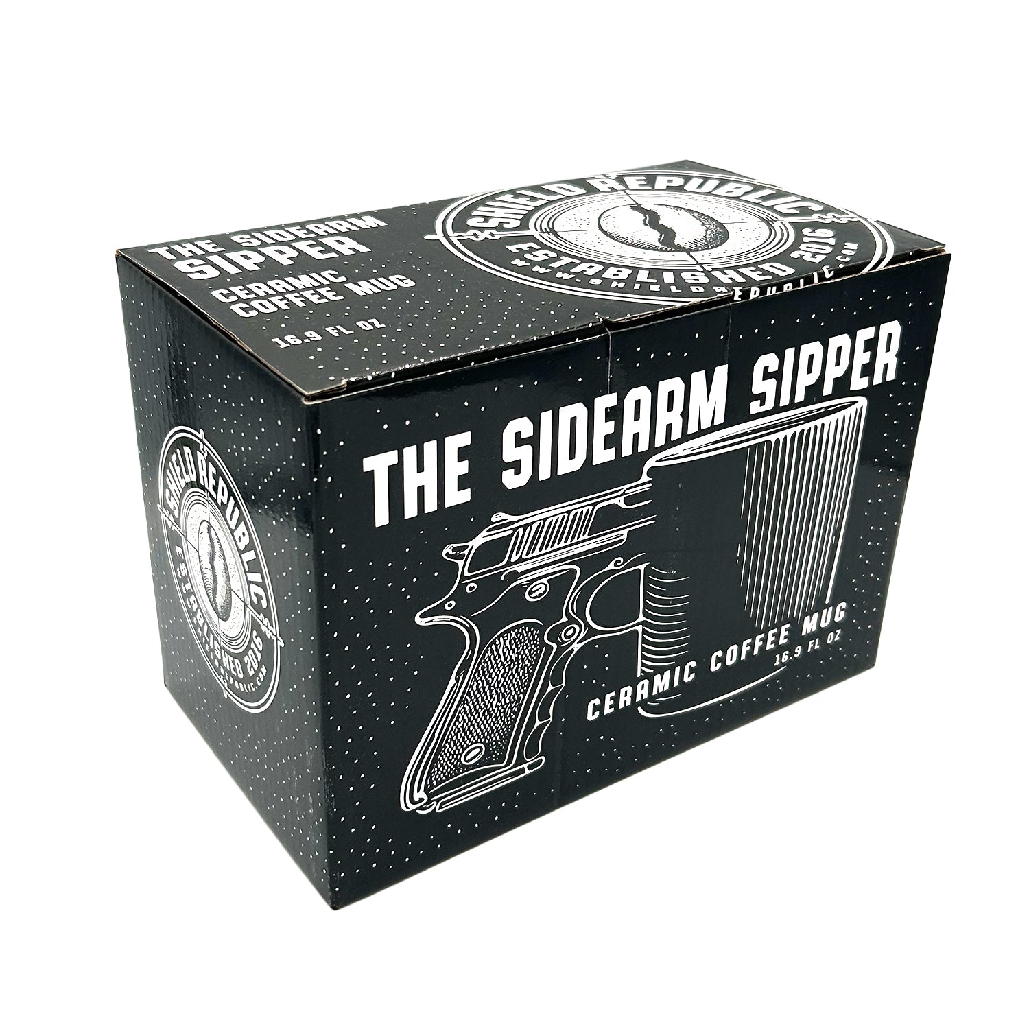 Cover Me I'm going for a Refill Sidearm Sipper Shield Republic