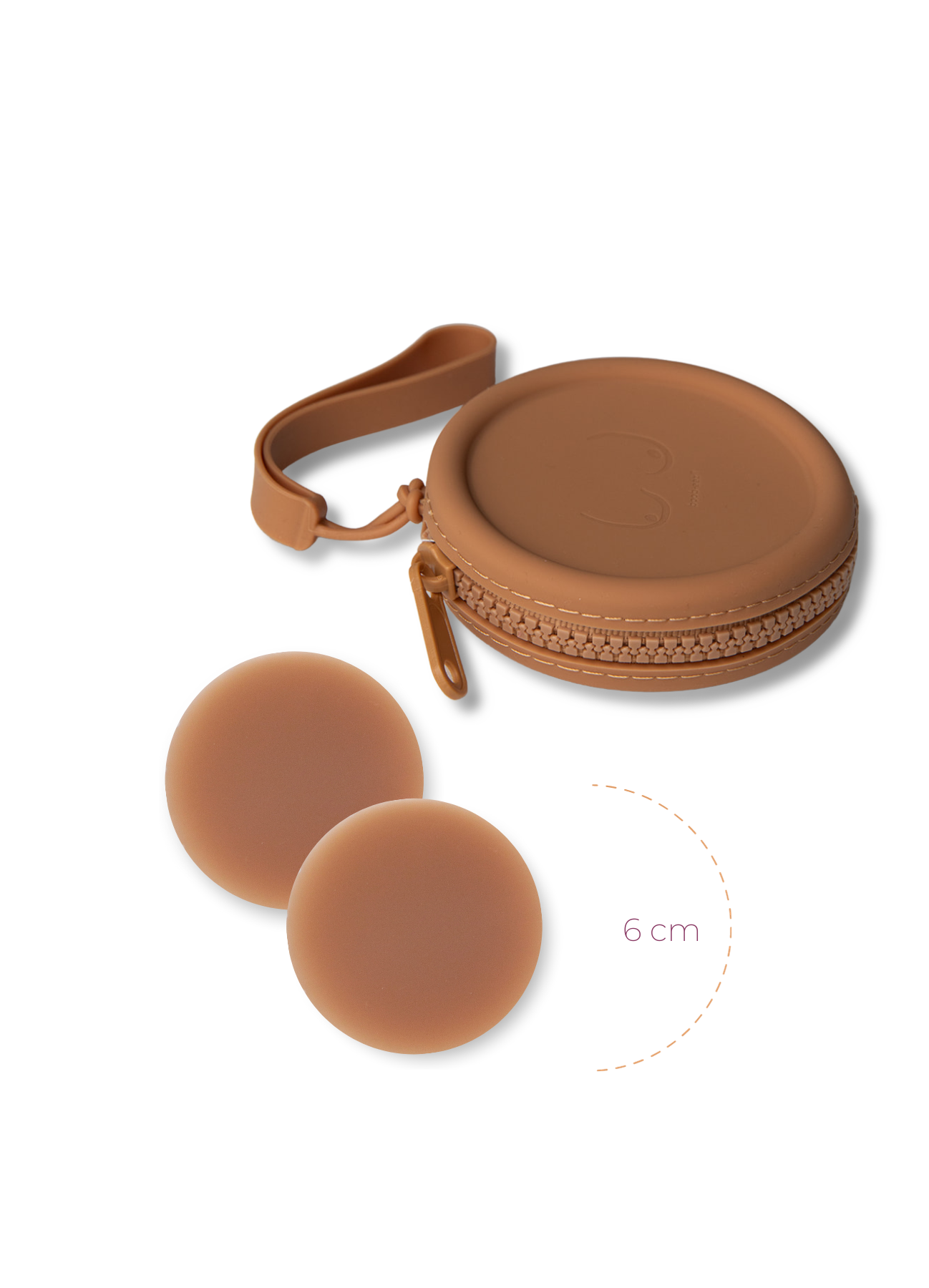 x1 Silicone Travel Case + x1 Pair of "Headlight Hiders" - WSL Boob-eez