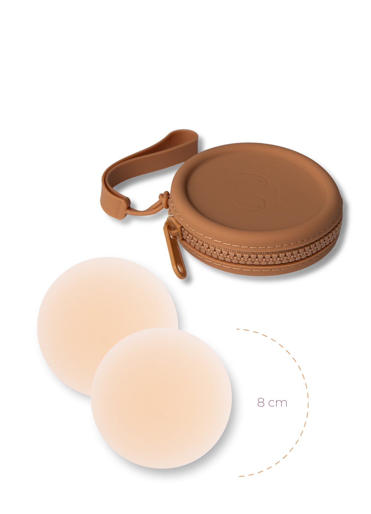 x1 Silicone Travel Case + x1 Pair of "Headlight Hiders" - WSL Boob-eez