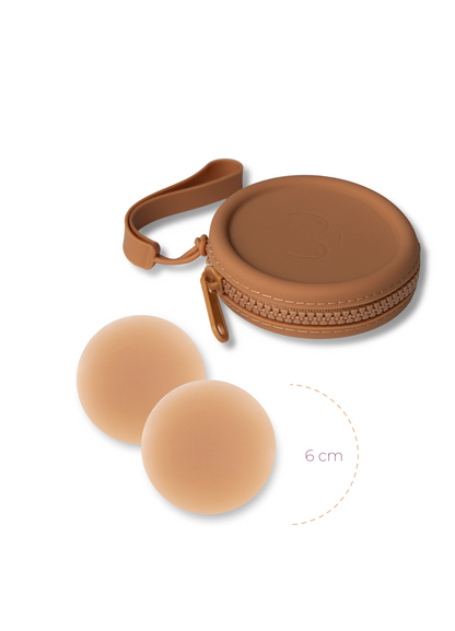 x1 Silicone Travel Case + x1 Pair of "Headlight Hiders" - WSL Boob-eez
