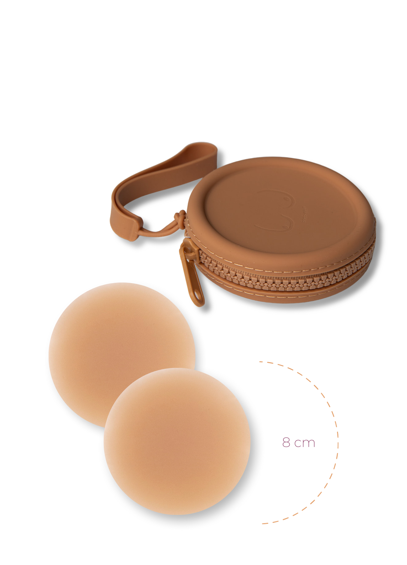 x1 Silicone Travel Case + x1 Pair of "Headlight Hiders" - WSL Boob-eez