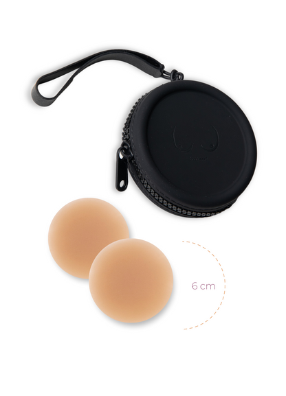 x1 Silicone Travel Case + x1 Pair of "Headlight Hiders" - WSL Boob-eez
