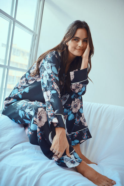 Washable Silk Pajama Set - Grace Kelly Simoné Sleepwear USA