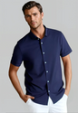 Buki Cinqo 'Single Shot' Short Sleeve Shirt - Blue Night Buki