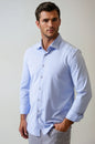 Buki Cinqo 'Single Shot' Long Sleeve Tech Shirt - French Blue Buki