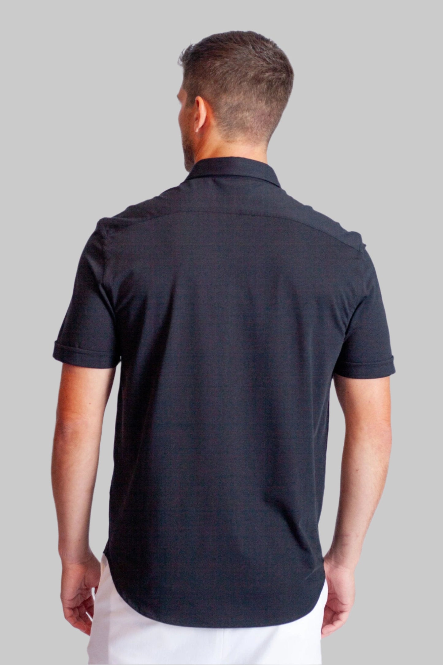 Buki Cinqo Single Shot Short Sleeve Shirt - Black Buki