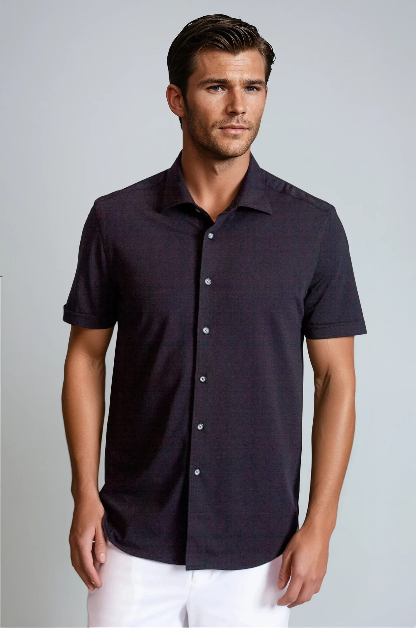 Buki Cinqo Single Shot Short Sleeve Shirt - Black Buki