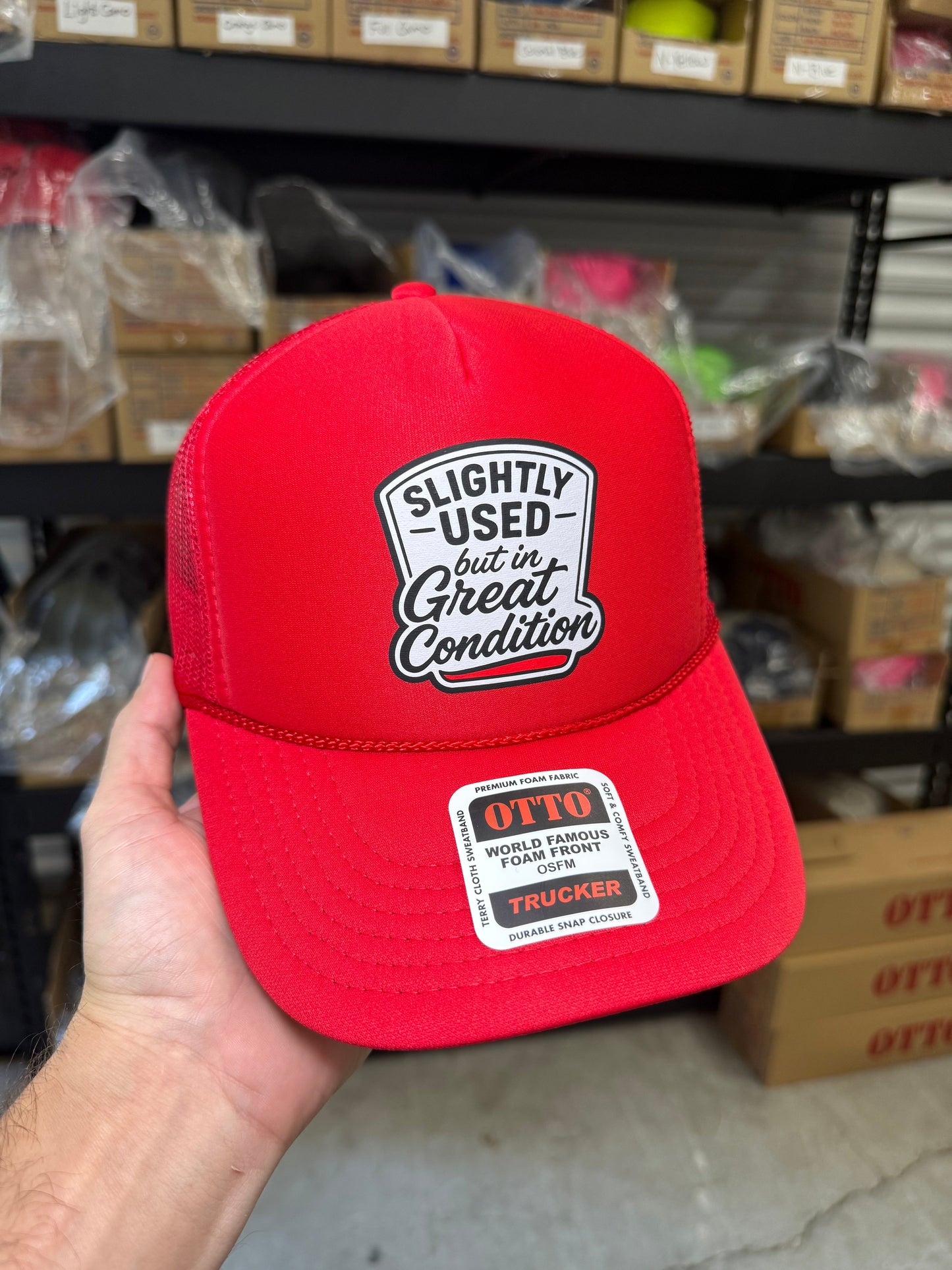 Slightly Used But In Great Condition Trucker Hat Luckless Outfitters