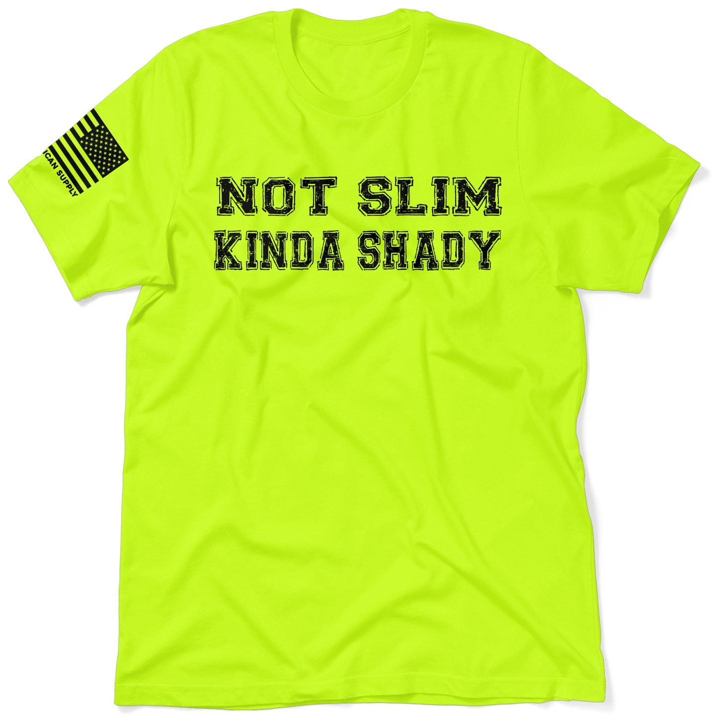 Slim Shady - Safety Yellow T-Shirt Armed American Supply