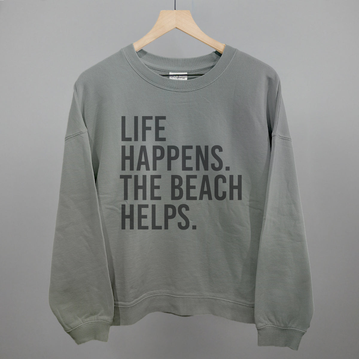 Life Happens. The Beach Helps. Ivy + Cloth