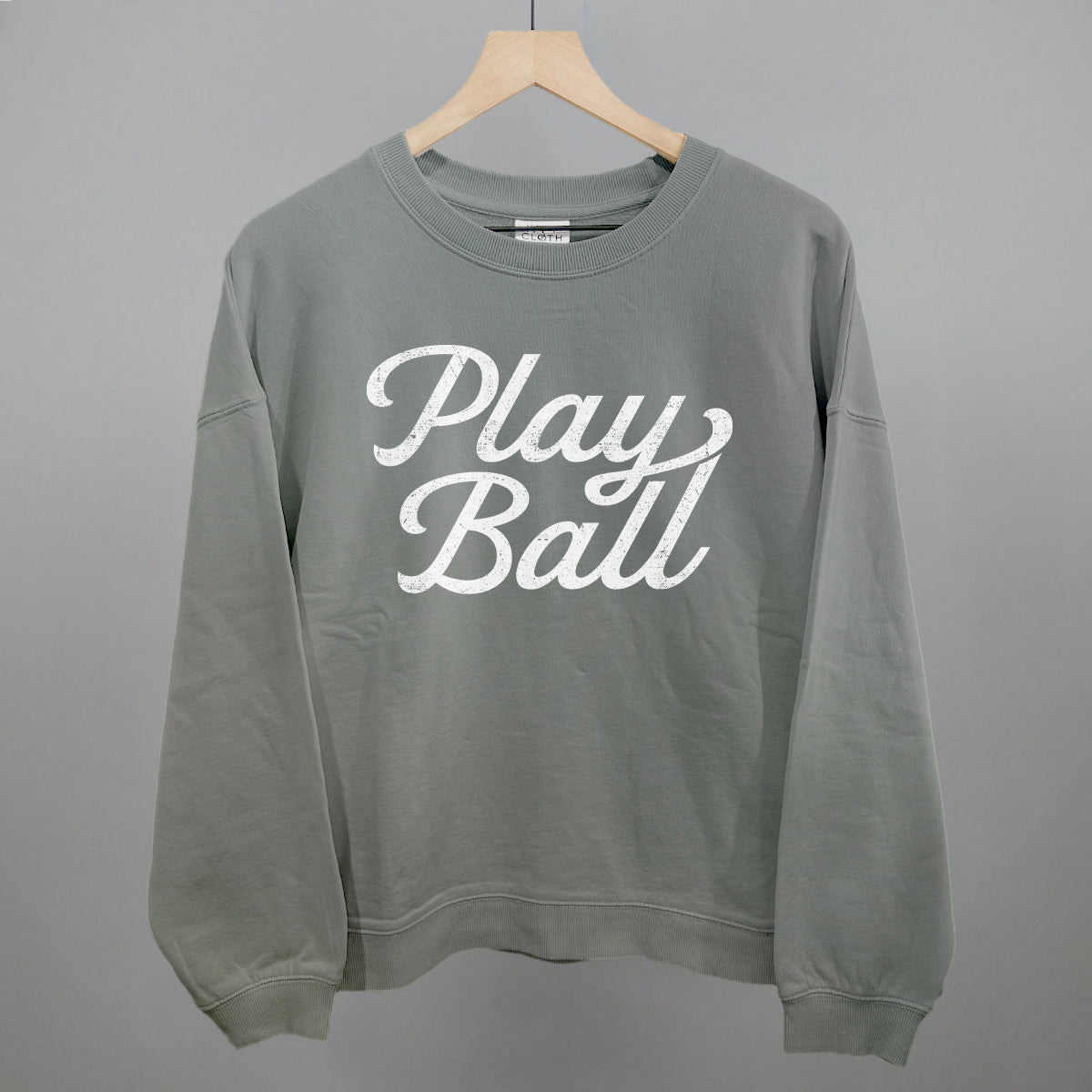 Play Ball (Vintage Script White) Ivy + Cloth
